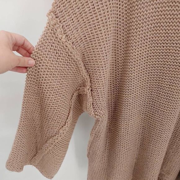 NWT Easel Los Angeles Plus Size 2X/3X Simple Answers Sweater Mauve.Armpit to ar - Picture 4 of 8